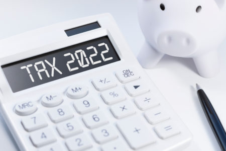 2022/23 Tax Facts and Rates - calculator showing tax 2022