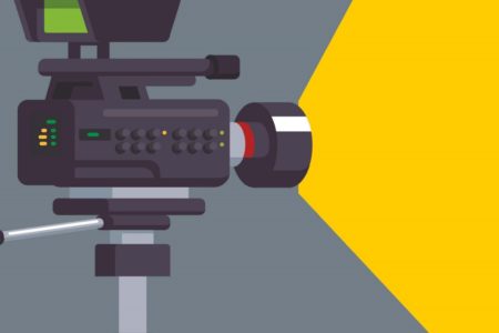 Tax change should help keep cameras rolling - image of a video camera and light