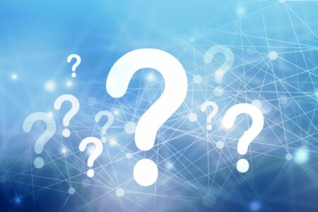 Payment and E-Money firms safe guarding audits common questions answered - blue image with white question marks